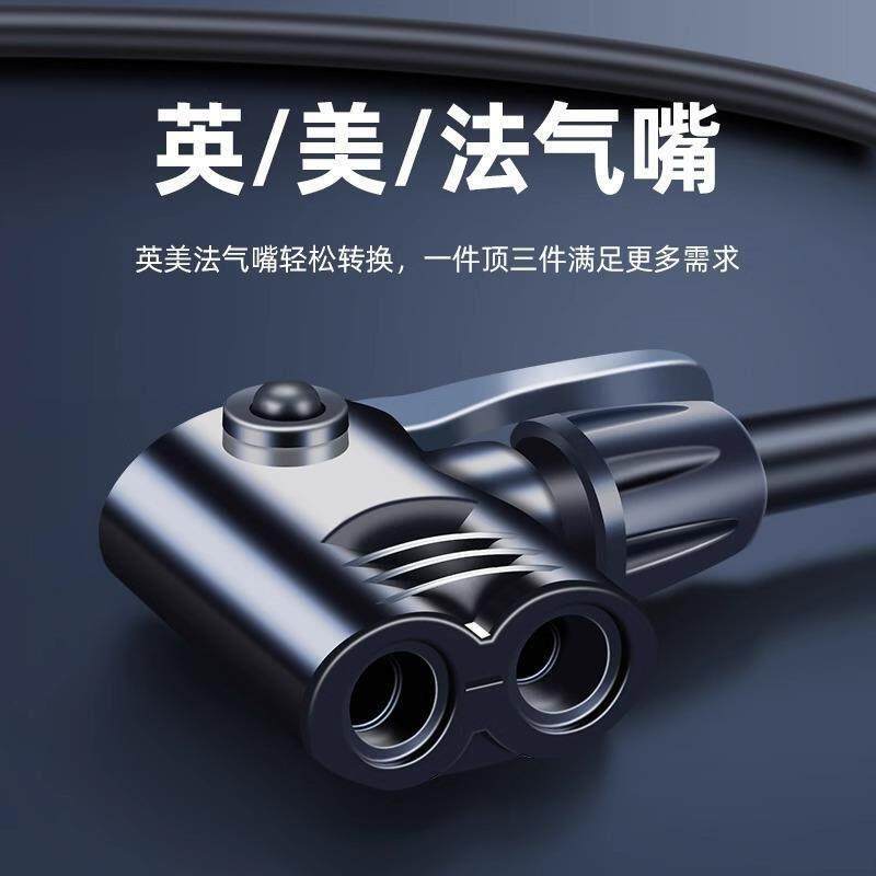 气压枪气动高压枪打气筒电动车专用打气筒自行车家用不锈钢高压泵