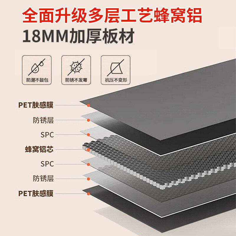 定制蜂窝铝厨房吊柜墙壁柜墙上储物柜悬空柜阳台墙柜挂壁式置物柜