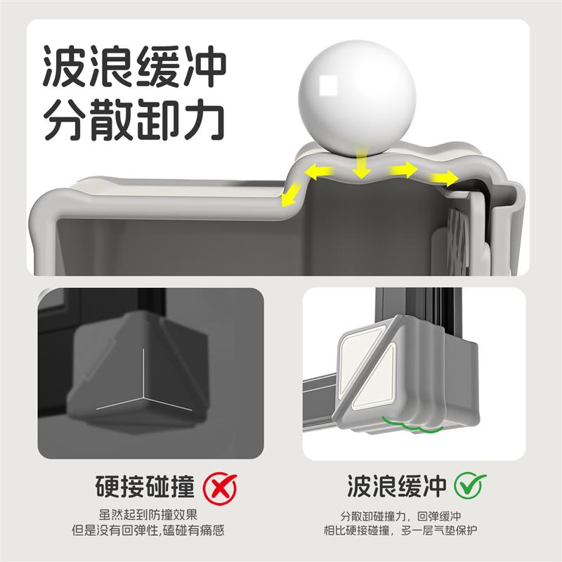 盾牌爸爸断桥铝窗户防撞角窗角防撞护角窗子门窗内开窗保护套角