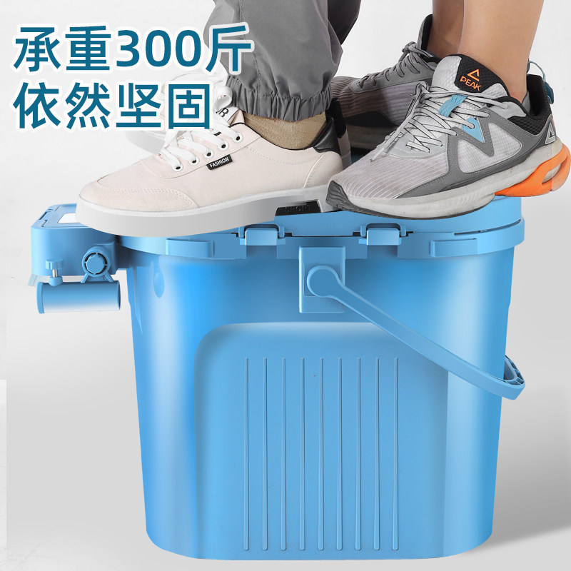 钓鱼桶可坐钓桶路亚桶加厚钓鱼手提桶活鱼桶多功能钓箱笩钓溪流桶
