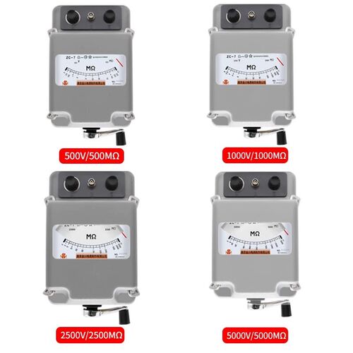 南京金川ZC-7绝缘电阻测试仪兆欧表500V1000V2500V5000V电工摇表