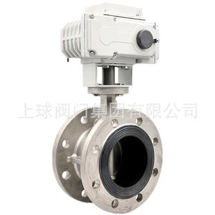 D941X 16P电动不锈钢软密封法兰蝶阀304电动蝶阀电动调节阀