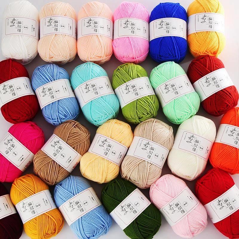 Ball Crochet Cotton yarn For knitting BargaiXn Cott1