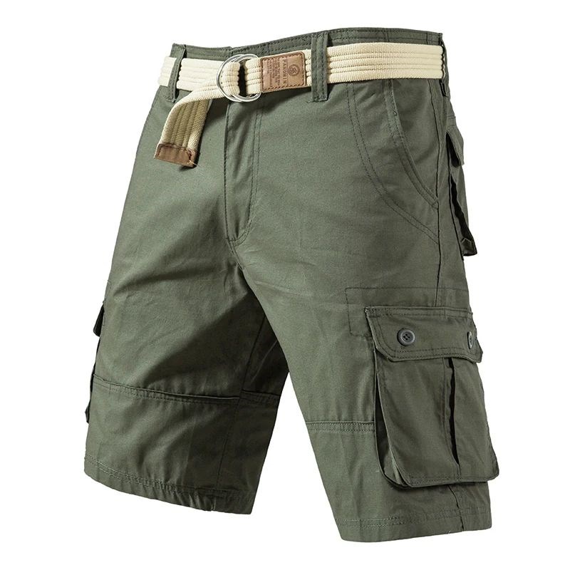 Cargo Knee Shorts Men Sporxts Casual Bermuda Shorts Plus Siz