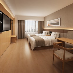 全季酒店家具标间全套快捷酒店家具床宾馆床标间全套家具可定制