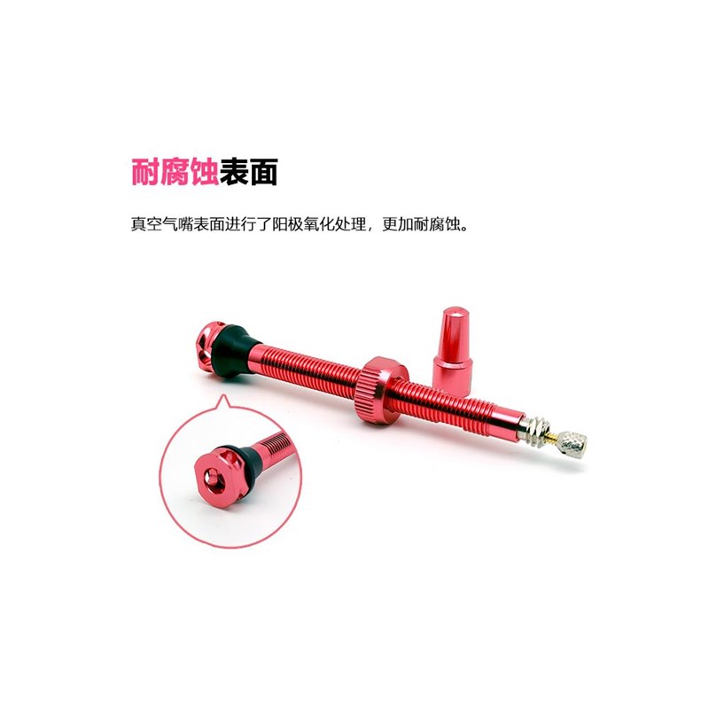 Ridenow 自行车气嘴轮胎气嘴山地车充气嘴自行车真空胎铝合金气嘴