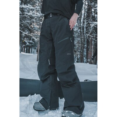 awka滑雪裤女款男防水防风单板保暖防寒滑雪服裤子冬季夹棉厚