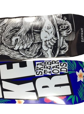 elemen 8.0/8.125/8.25/英寸滑板双翘加拿大枫木板面甲板zero元素