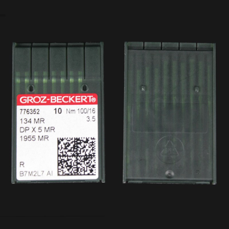 格罗茨DPX5MR曲背针134MR绗缝机机针防热隔热镀钛金针DP*5MR