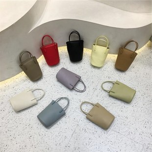 小脏柜 高级感精致荔枝纹百搭x小手提包2025新款单肩斜挎小水桶包