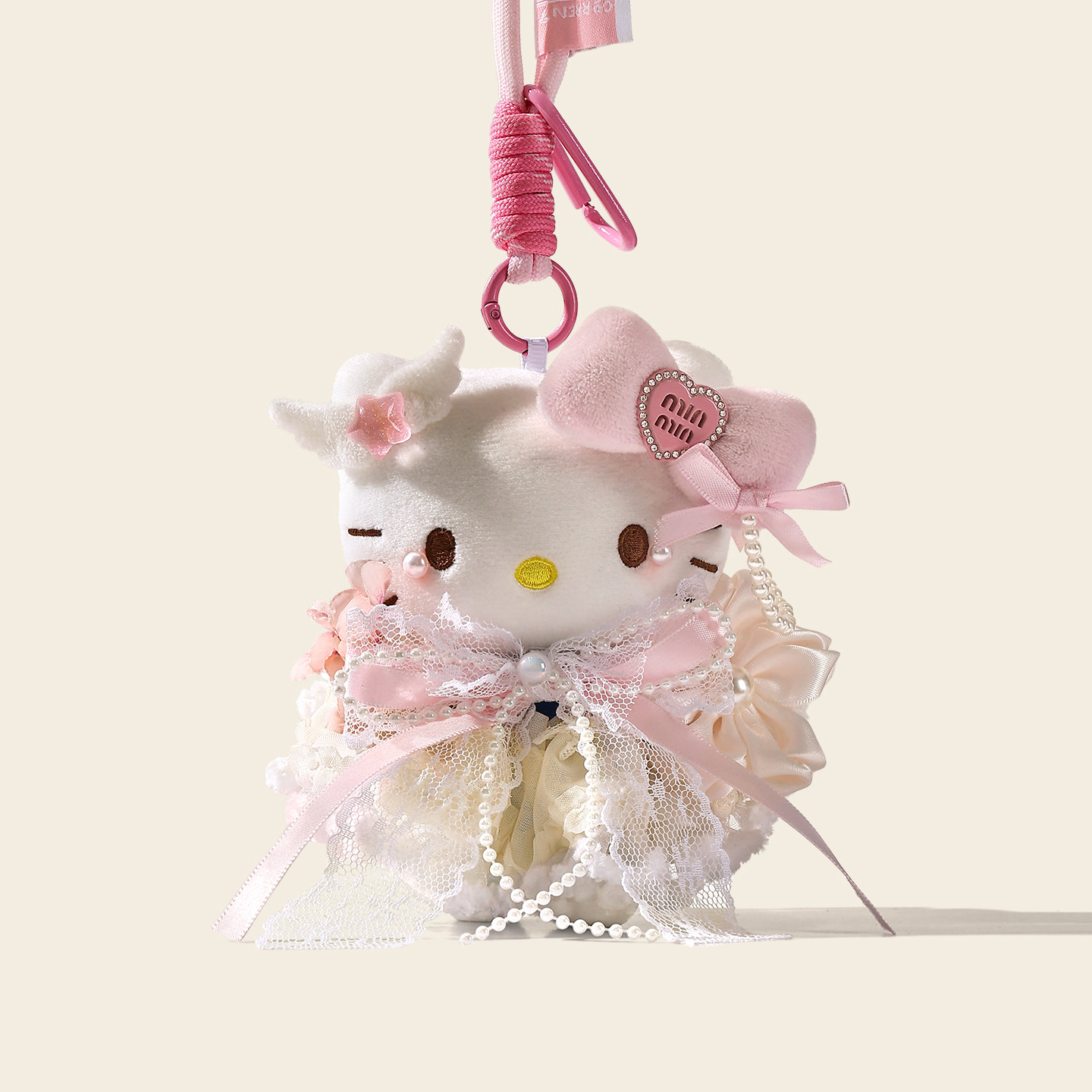 正版春季hellokitty包挂件小玩偶哈喽kitty凯蒂猫包挂饰女生礼物