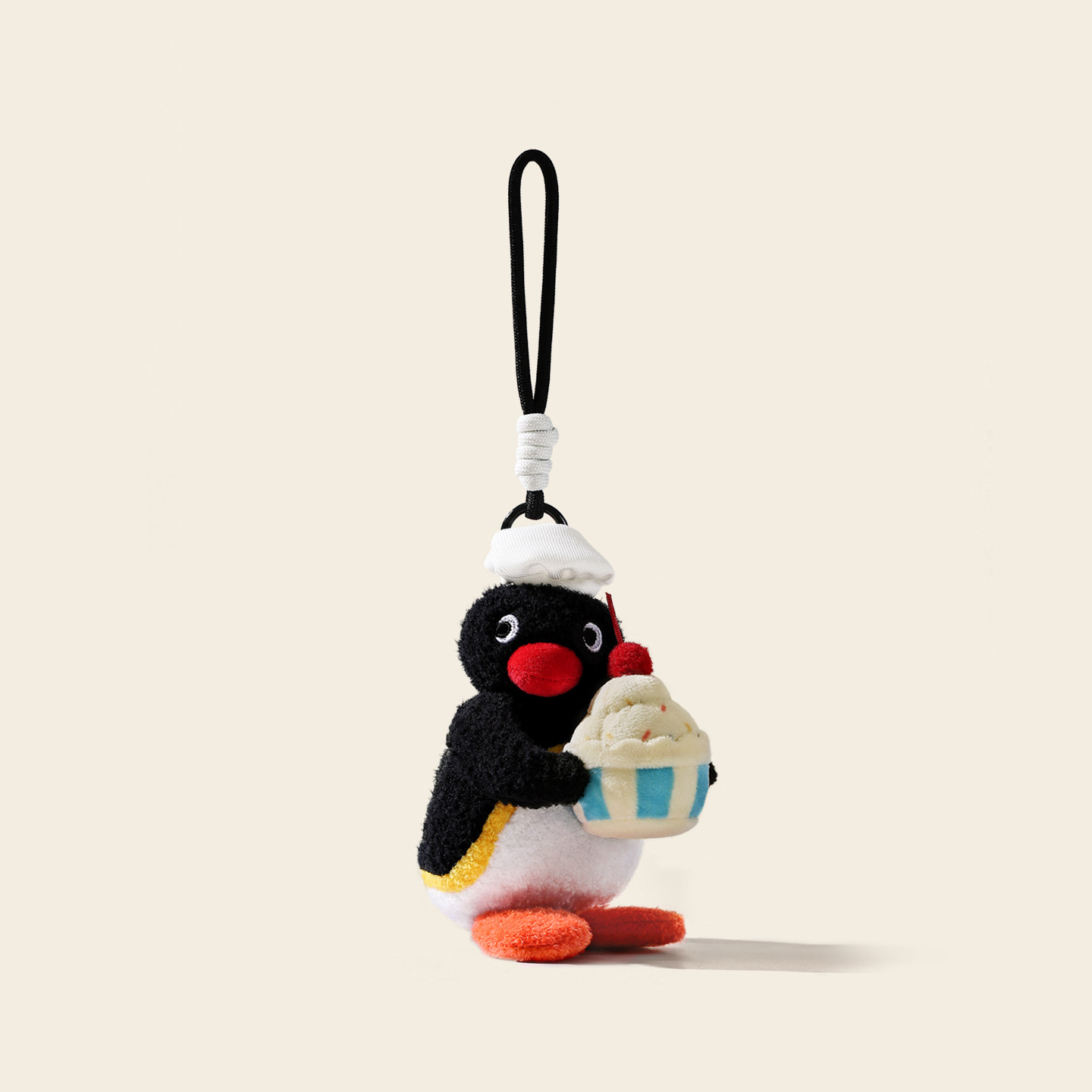 正版pingu企鹅毛绒香薰包包挂件图片