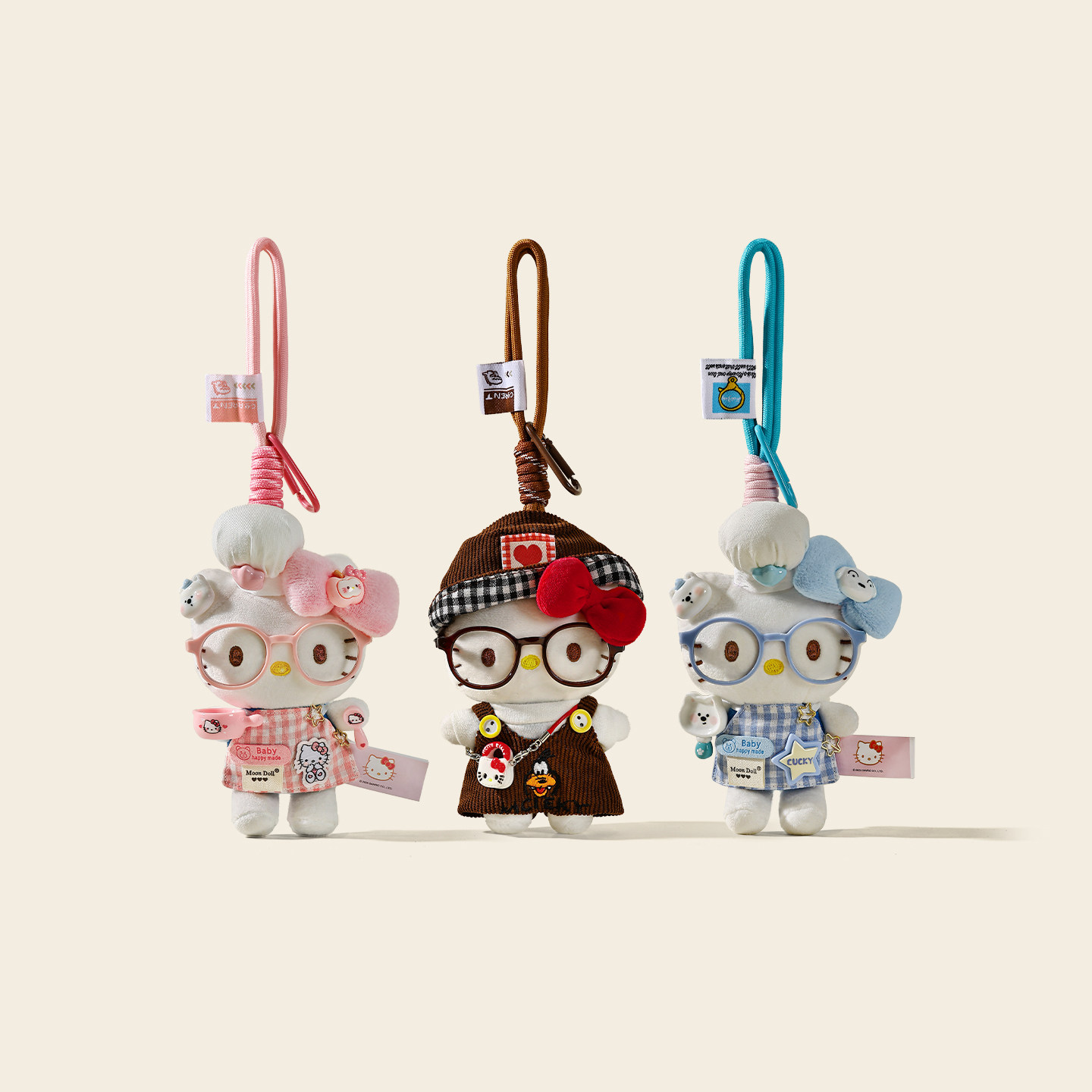 正版hellokitty挂件小玩偶哈喽kitty凯蒂猫书包挂饰闺蜜毛绒公仔