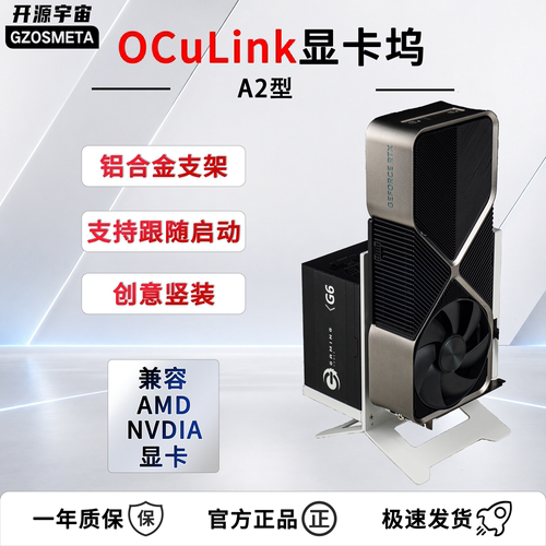 开源宇宙oculink5.0显卡坞A2型ATX电源thinkbook笔记本热拔插TGX