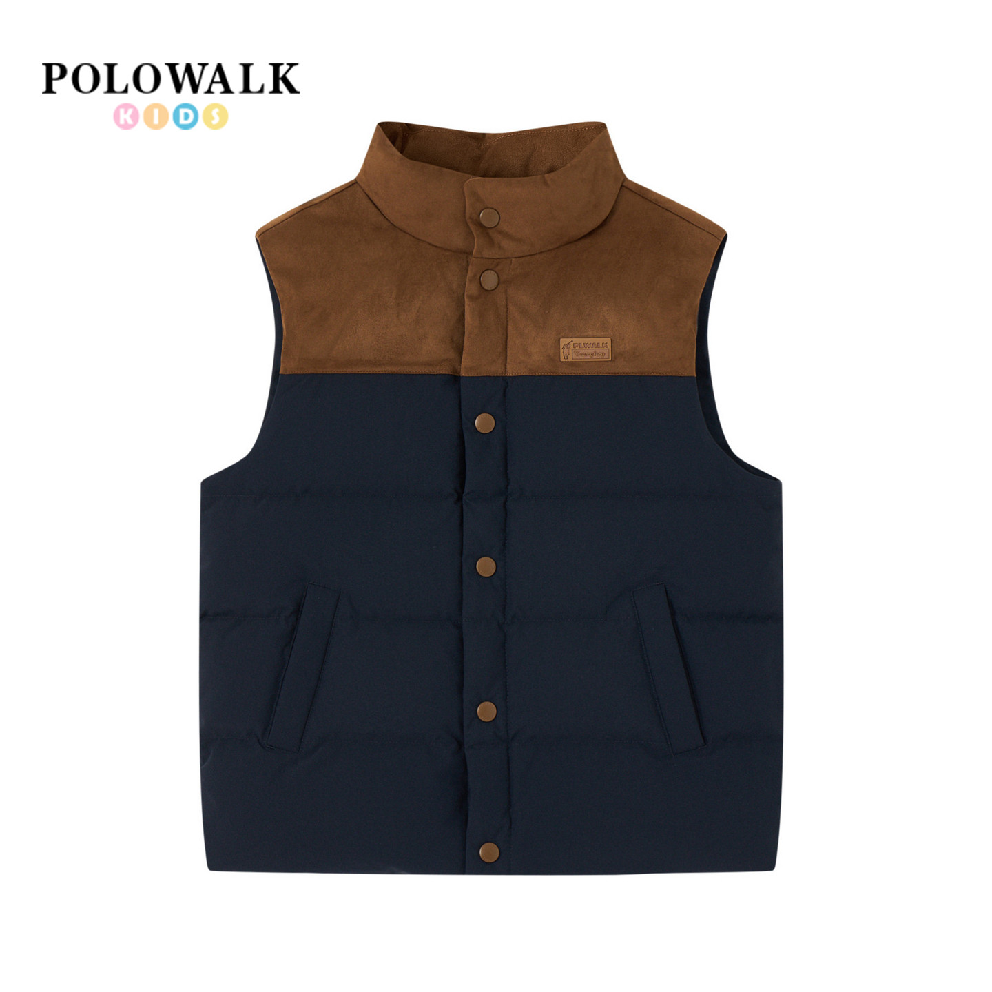 POLOWALK男童冬季新品羽绒马甲