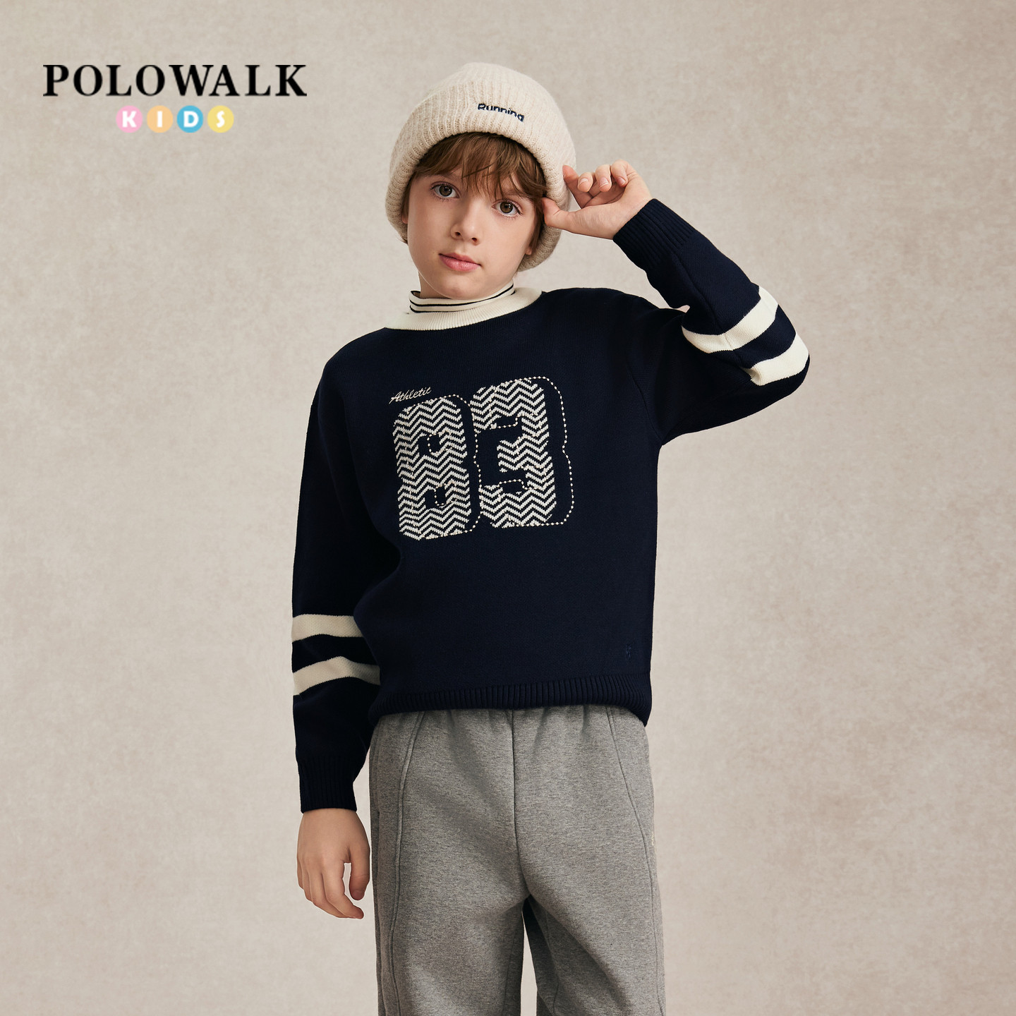 POLOWALK男童秋季新品针织衫