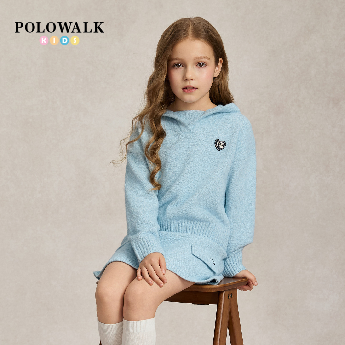 POLOWALK女童秋季长袖套装