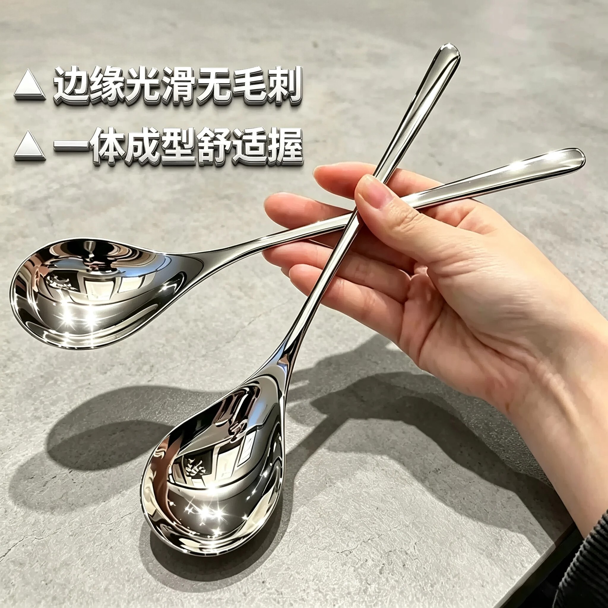 食品级加厚长柄韩式拌饭勺