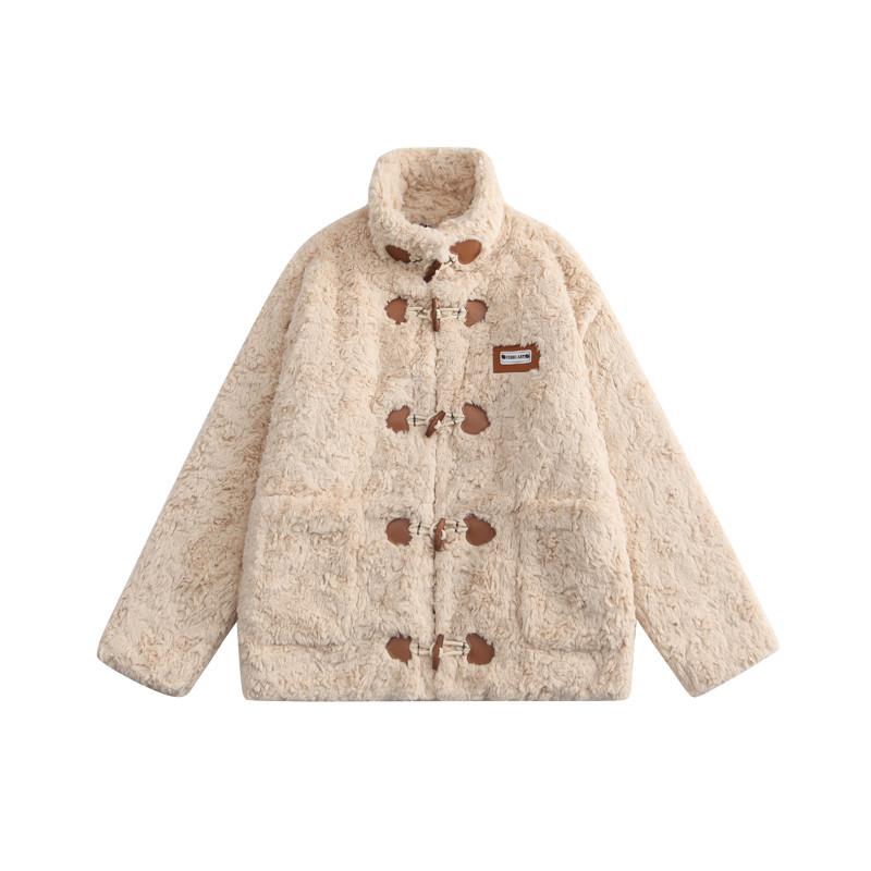 新品软糯毛绒绒复古仿羊羔