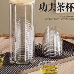 一次性功夫茶杯家用加厚2025新款透明航空杯耐高温食品级小号高端