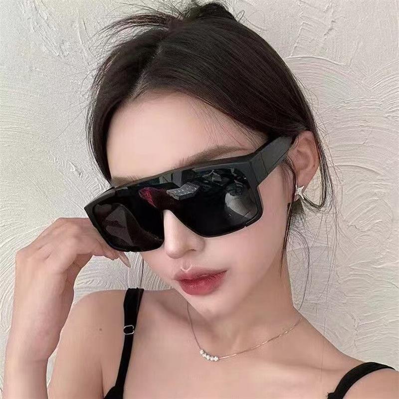 现货新款户外骑行眼镜近视套镜女自行车大框运动护目墨镜太阳镜登