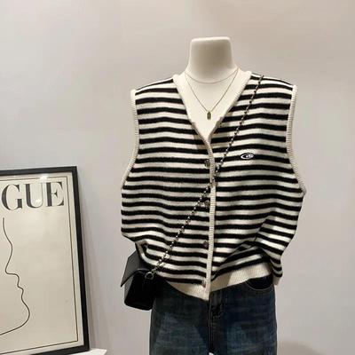 新品胖mm300斤韩系条纹针