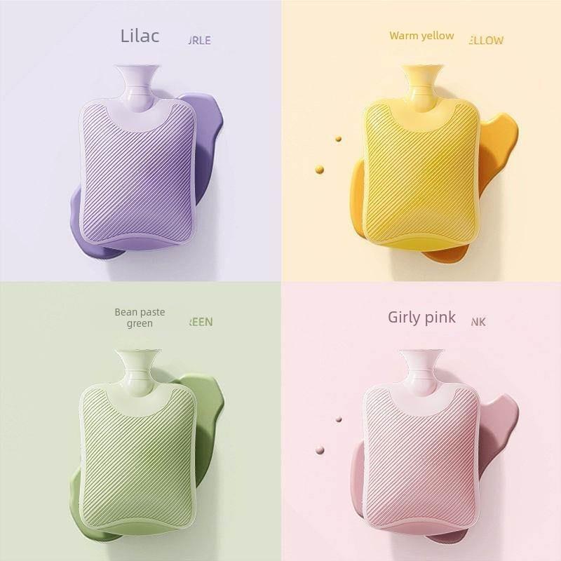 热水袋注水可爱毛绒暖脚大