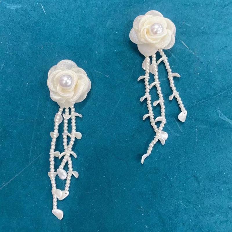 现货diy手工彩色纱花长条