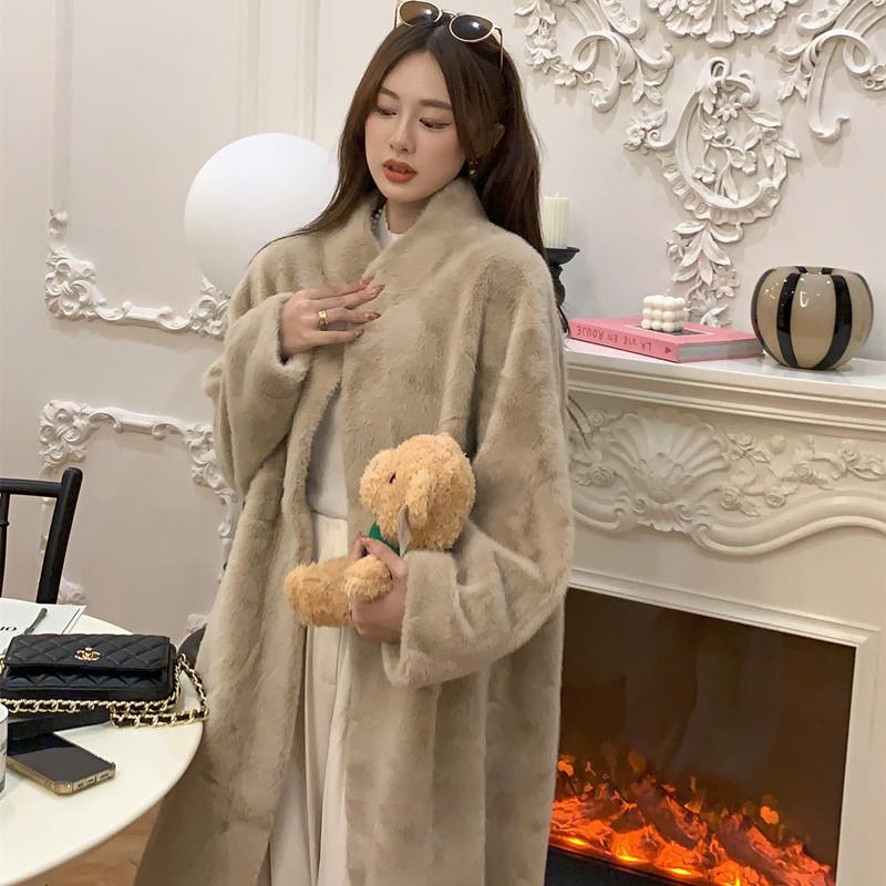 新品年轻款环保皮草气质皮