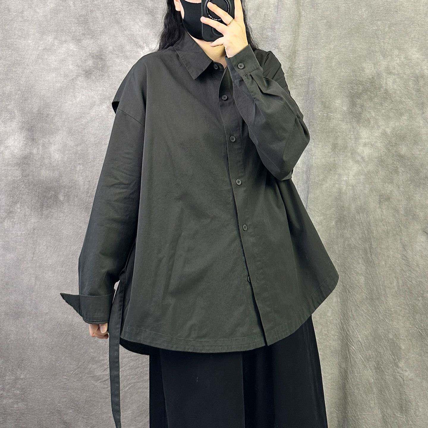 新品原创春秋季设计感小众衬衫外套上衣女时尚洋气时髦轻奢高级感