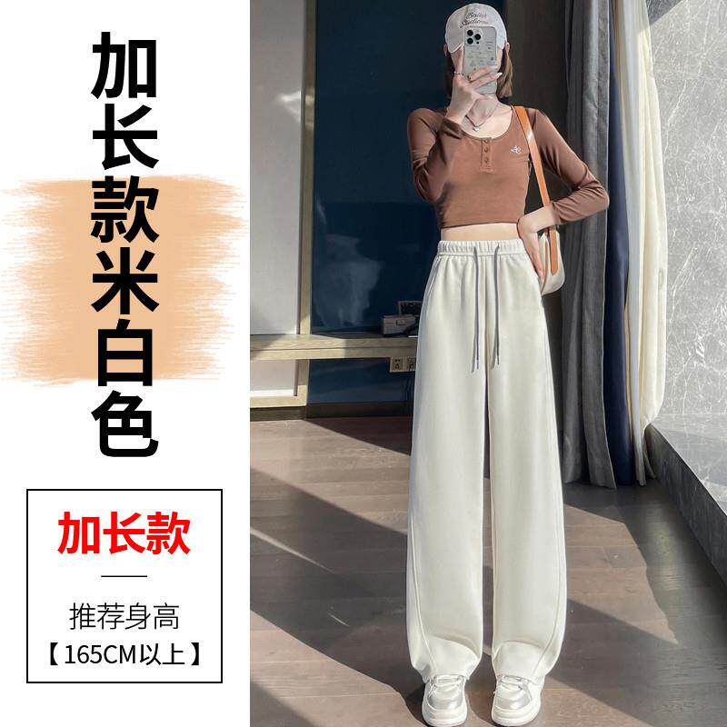 新品阔腿裤高中初中学生少女春秋装2025新款休闲运动裤宽松大童直