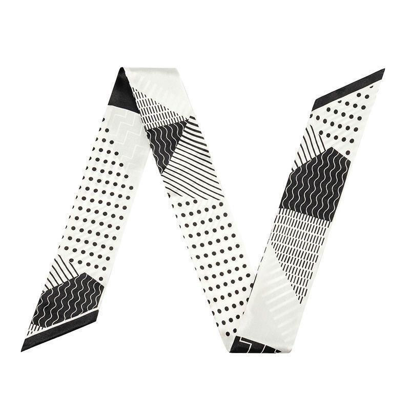 真丝丝巾女领带2025新款细