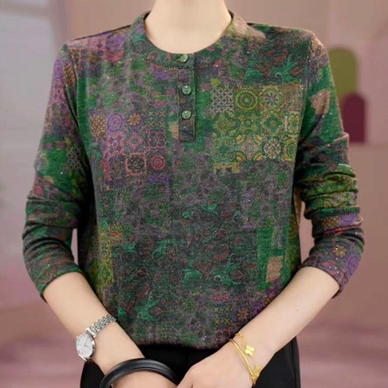 新品妈妈秋装新款高级复古