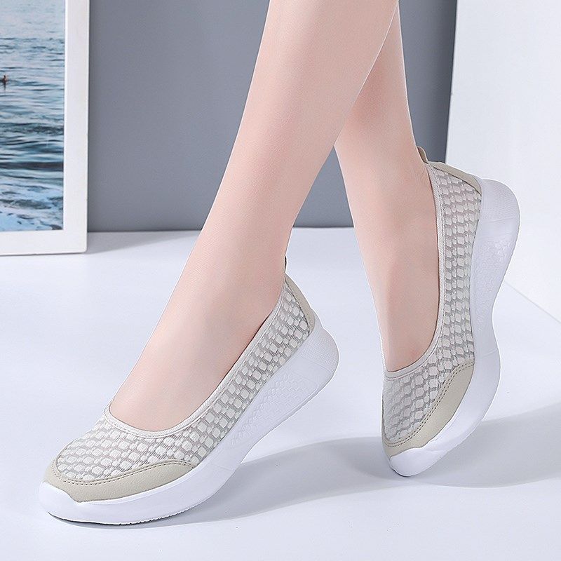 网鞋女透气网面2025新款夏x季大码女鞋软底不累脚妈妈鞋轻便奶奶,女鞋,网面鞋,淘宝优惠券,粉丝福利购,淘宝优惠卷