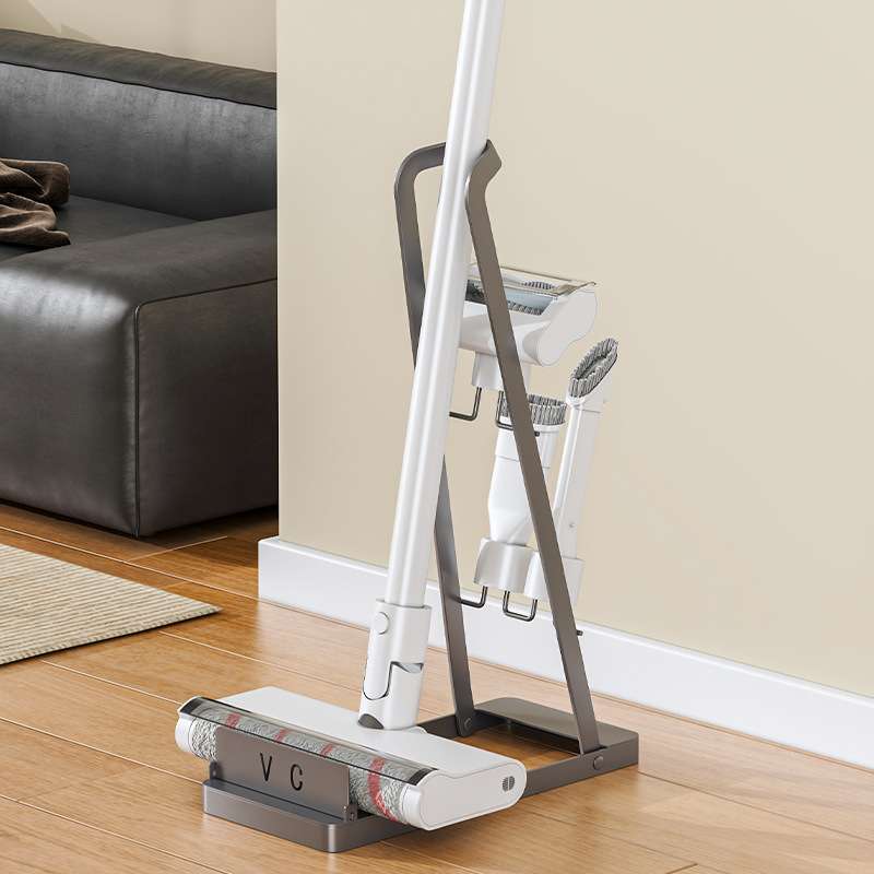 立式吸尘器收纳架家居用品整理置物架支架拖把架批免打孔吸尘器