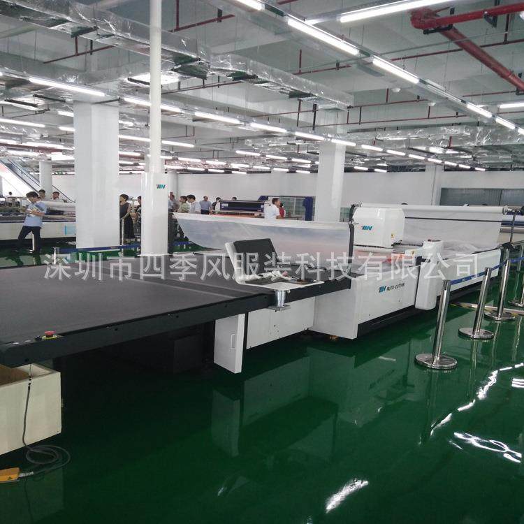 制衣裁床比拼激光裁床HC2307电脑全自动裁床又快又安全