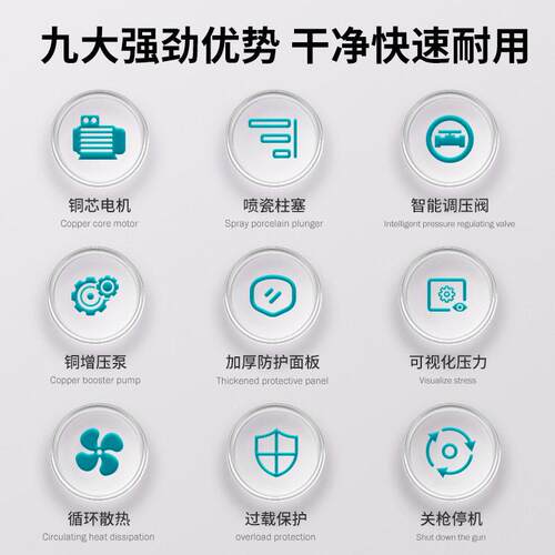 兰YC10-15E商用洗车机亚清洗机大CBN伯功率压水枪洗车压店物业