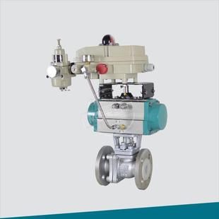 CF8气动衬氟304法兰球阀TQ641F46 2009 16PKDN25化工部HG20592