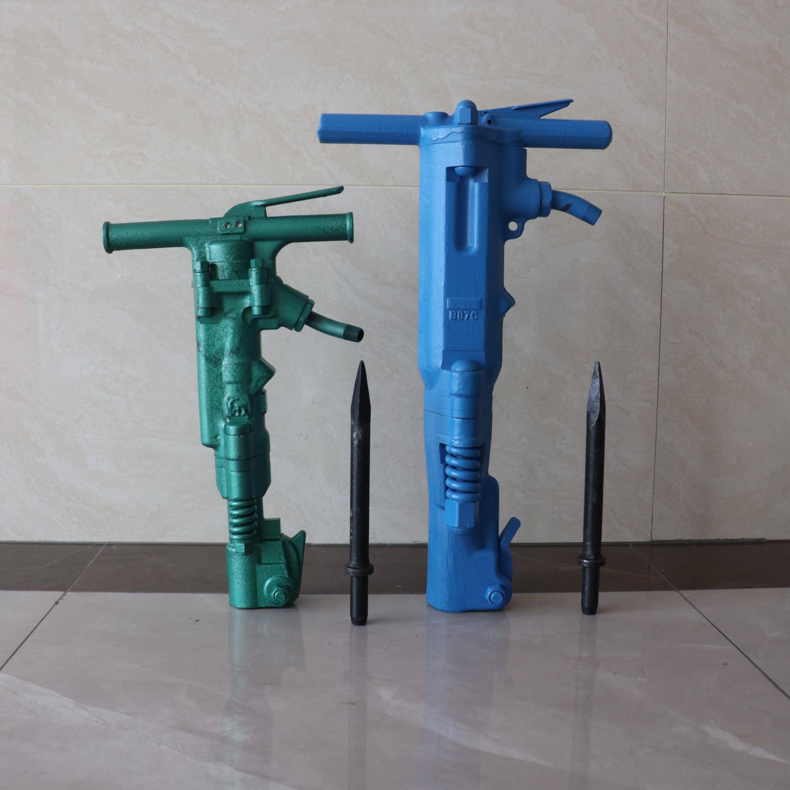 B87C风镐手持式大功率路面抢修拆除破碎机矿用气动风镐防冻风搞钎
