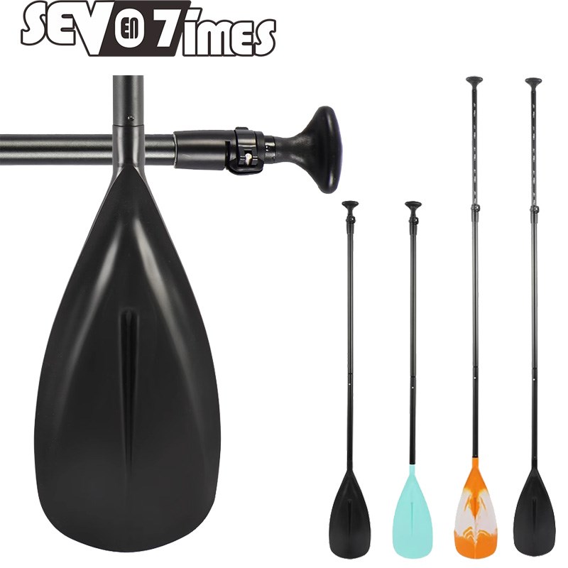 皮划艇配件单头浆三段式铝合金船桨站立式SUP桨板桨充气船划桨