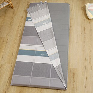 纯棉学生宿舍单人床单床笠套防尘套全包床垫套保护罩拉链式可拆卸