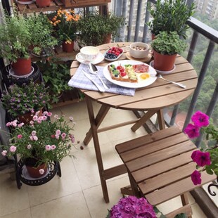 简易实木折叠桌椅子餐桌子户外阳台休闲咖啡桌椅学习书桌特价包邮