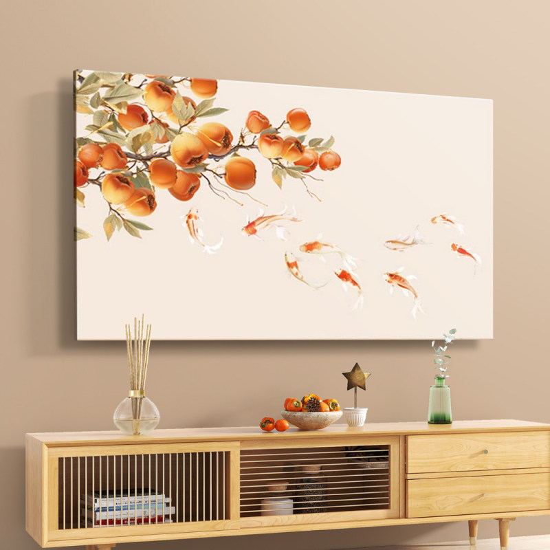 电视机防尘罩2024新款弹力全包新中式85寸100寸防滑盖布套罩