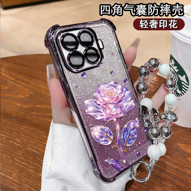 适用小米17T网红手机壳17Tpro闪粉可爱卡通xiaomi17tpro气囊女保护套mi17T全包镜头膜2602DPT53软壳17T防摔5G