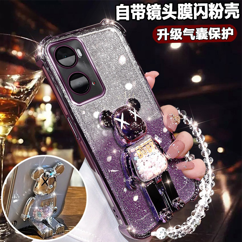 oppoA36手机壳可爱支架镜头全包