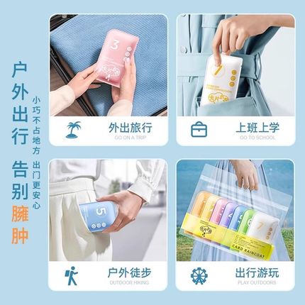 一次性雨衣卡片独立包装全身防暴雨儿童J便携加厚雨披成人加大压
