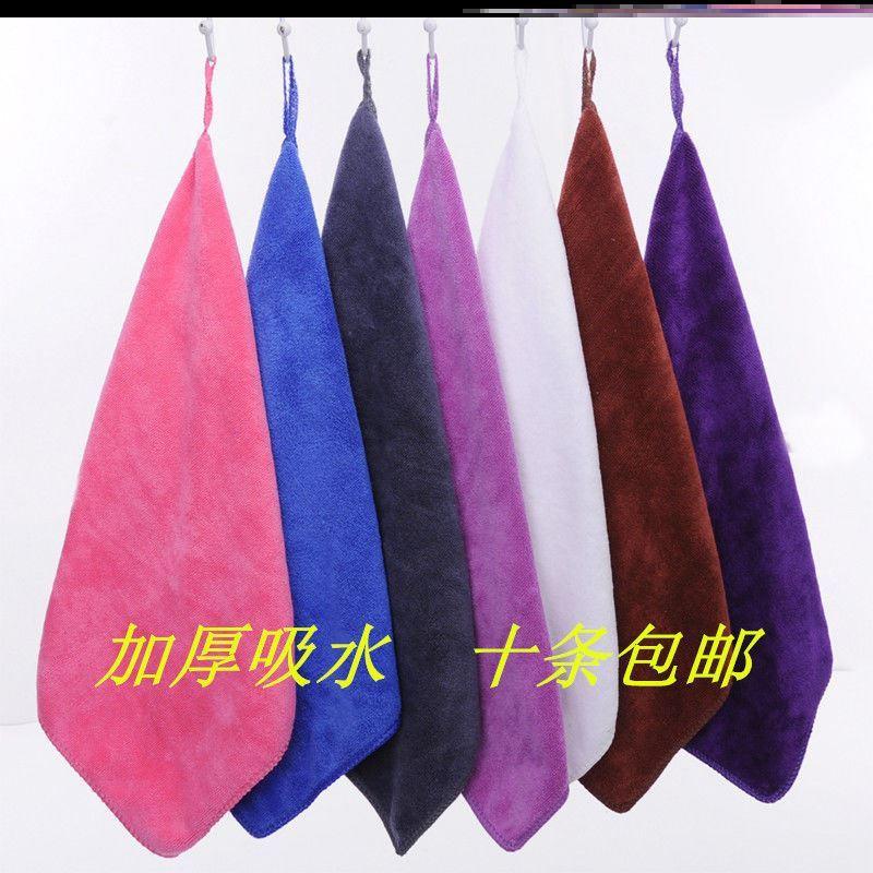 小学生擦桌子小抹布擦桌宿舍清洁教室可挂吸水不掉毛小方巾擦手巾