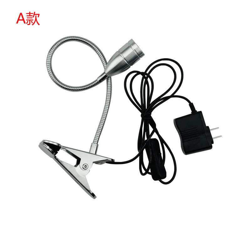 LED软管射灯明装打光led拍照鸽眼灯LED夹子射灯5W12W聚光鸽眼灯