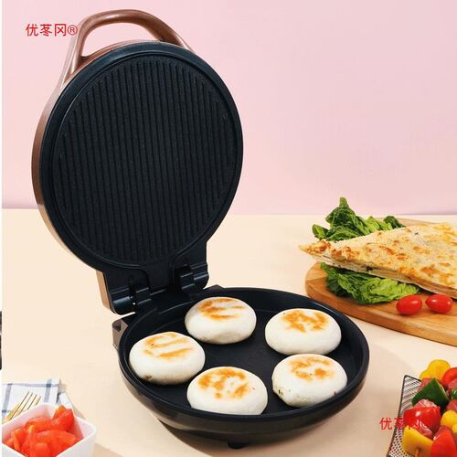 电饼铛家用d双面加热烙饼锅新款自动断电饼档煎薄饼机加深加大小