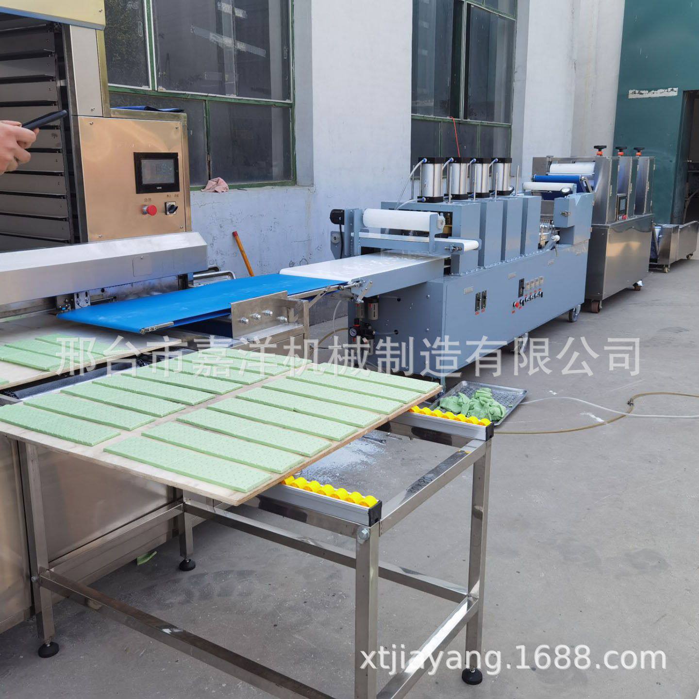 白吉馍机 全自动生产线烤饼炉成型机商用打饼胚机器设备厂家现